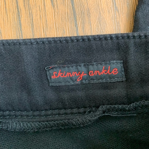 EARL JEANS Black Skinny Ankle Jeggings Size 10 - Picture 5 of 5